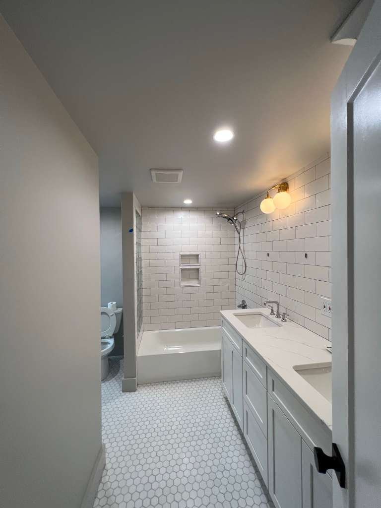 Bathroom remodeling project