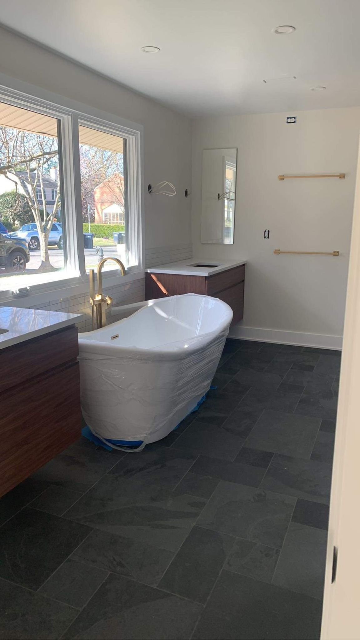 Bathroom remodeling project